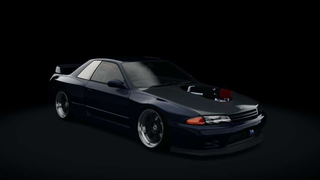 Arthur Nissan Skyline R32 Pandem, skin Blue_Metallic