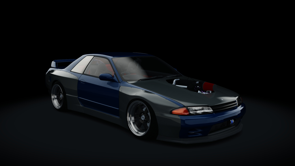 Arthur Nissan Skyline R32 Pandem, skin Dark_Blue