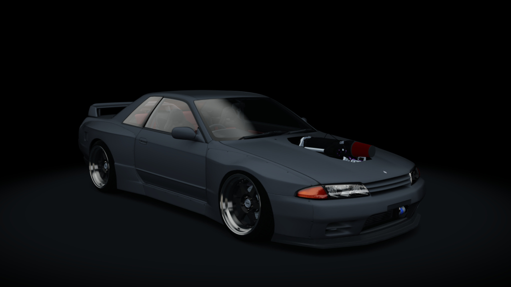 Arthur Nissan Skyline R32 Pandem, skin Gun_Grey_Metallic
