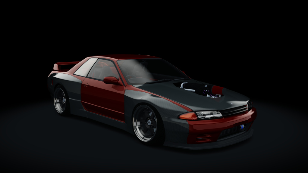 Arthur Nissan Skyline R32 Pandem, skin Red_Pearl_Metallic