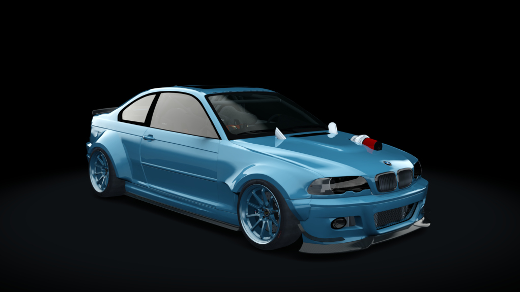 Arthur BMW M3 E46 Widebody, skin Blue_Laguna_Seca