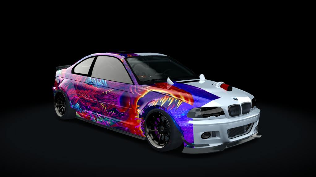 Arthur BMW M3 E46 Widebody, skin Electric hive