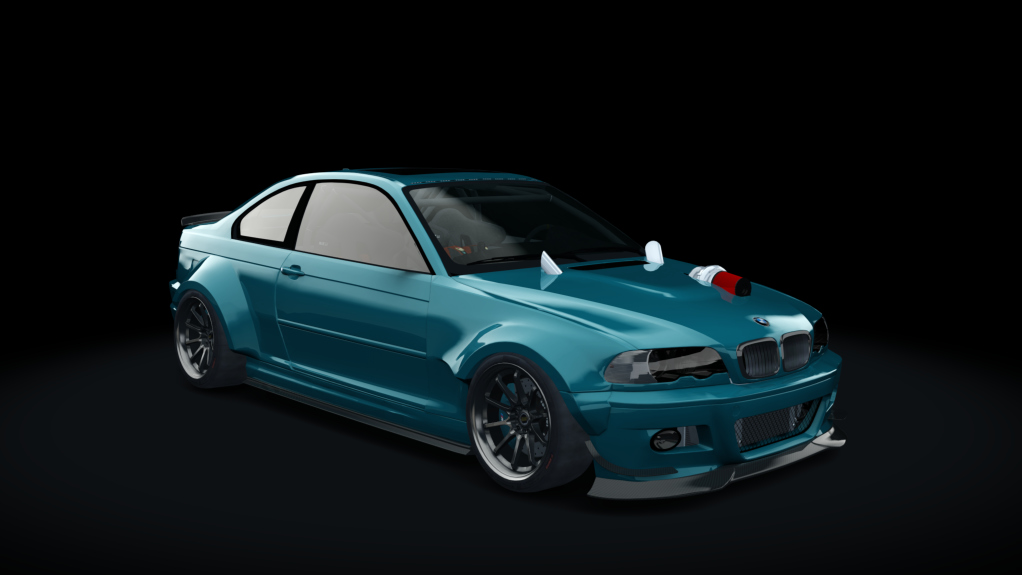 Arthur BMW M3 E46 Widebody, skin Green_Atlantis_metallic