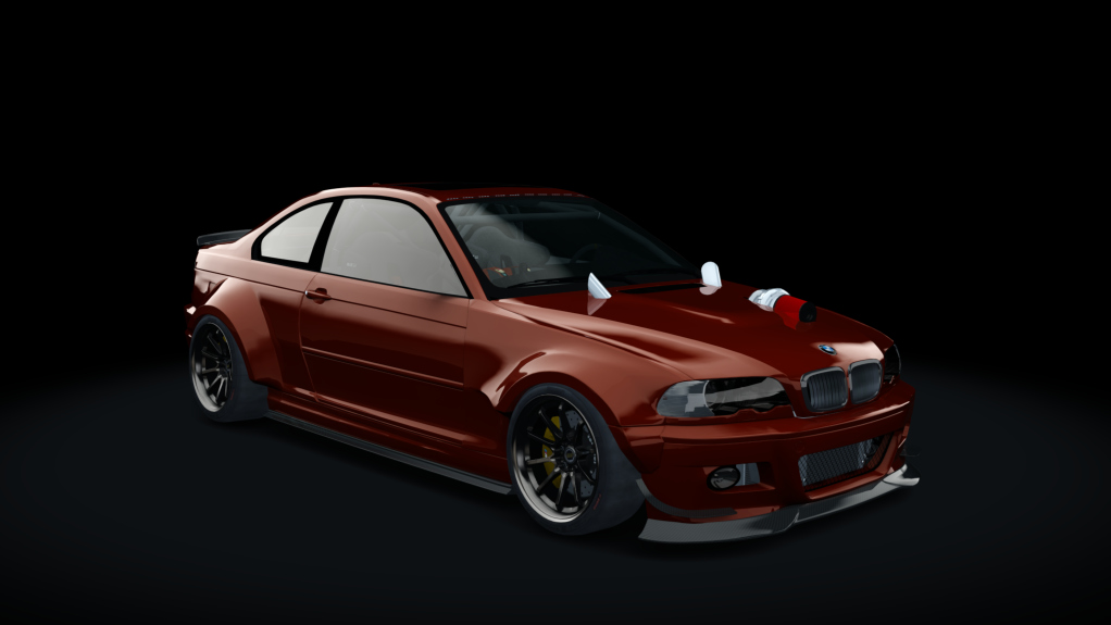 Arthur BMW M3 E46 Widebody, skin Red_Mareo