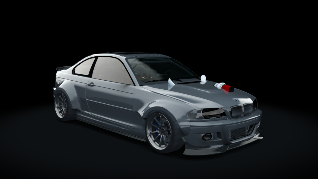 Arthur BMW M3 E46 Widebody, skin Silver