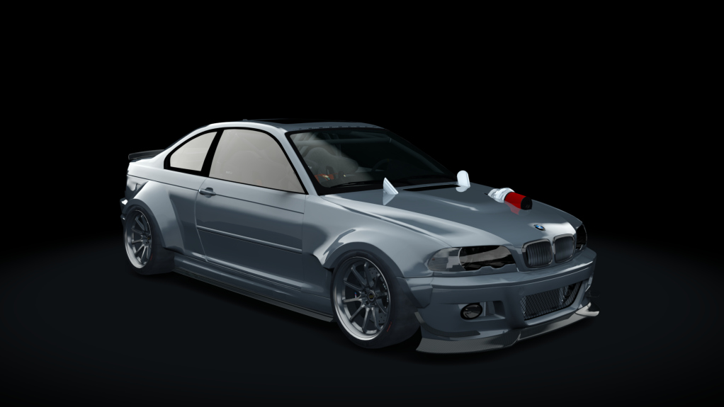 Arthur BMW M3 E46 Widebody, skin Silver_Titanium
