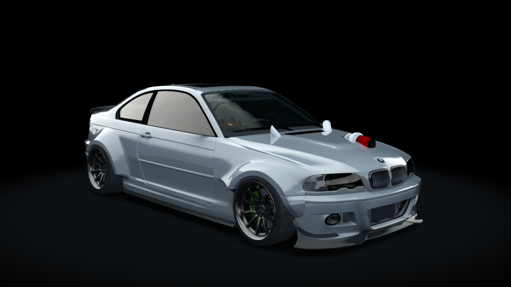 Arthur BMW M3 E46 Widebody, skin White