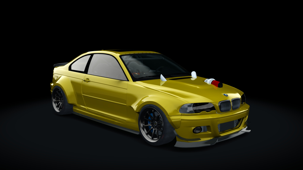 Arthur BMW M3 E46 Widebody, skin Yellow