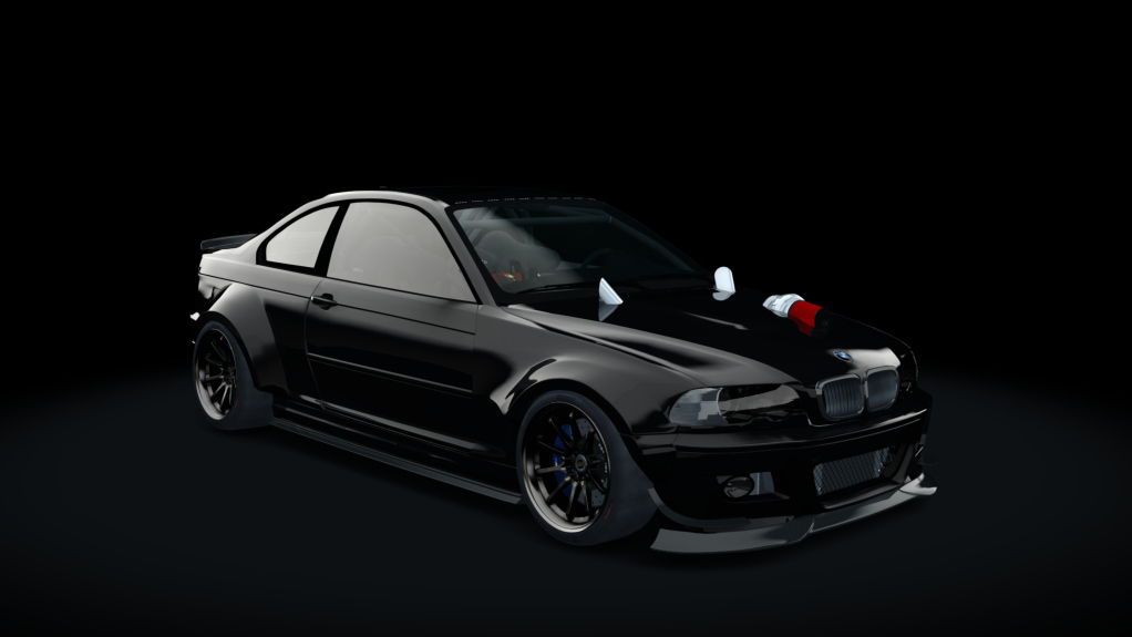 Arthur BMW M3 E46 Widebody, skin black
