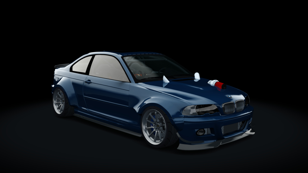 Arthur BMW M3 E46 Widebody, skin monte_carlo_blue