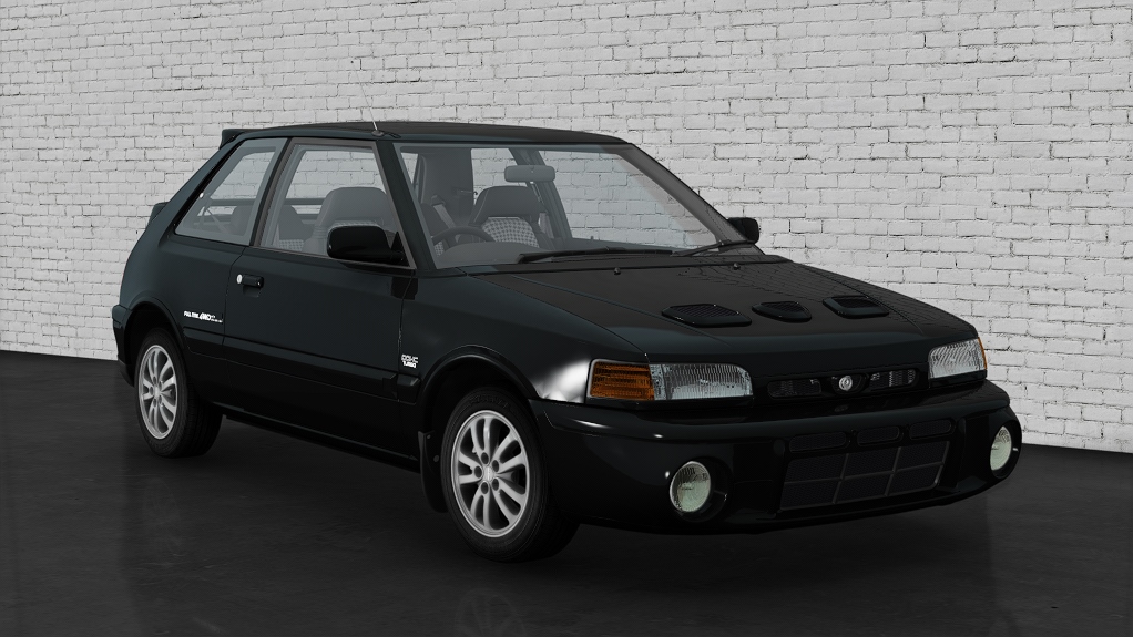 Mazda 323 GTR, skin 04_brilliant_black