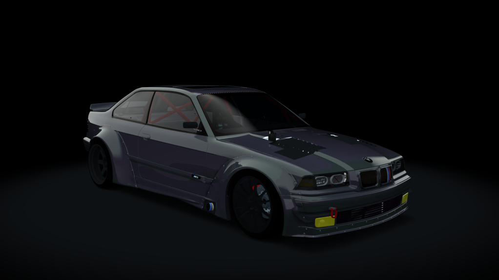 Arthur 2Jz BMW E36, skin Mineral Gray Metallic