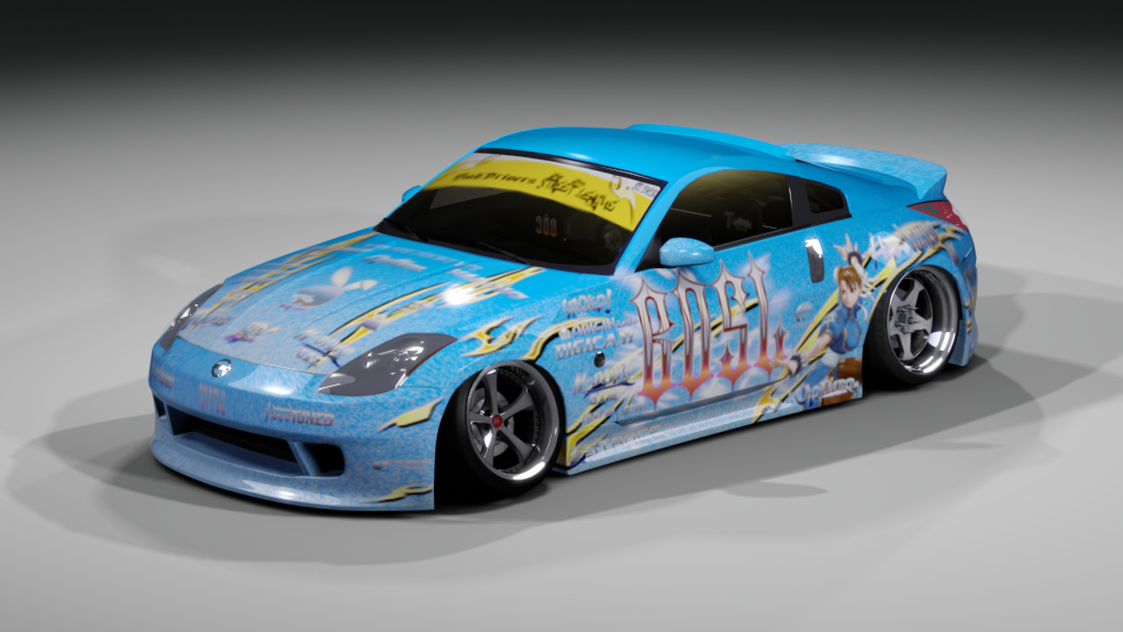 BDC Street v5.0 - 350z, skin BDSL BLUE