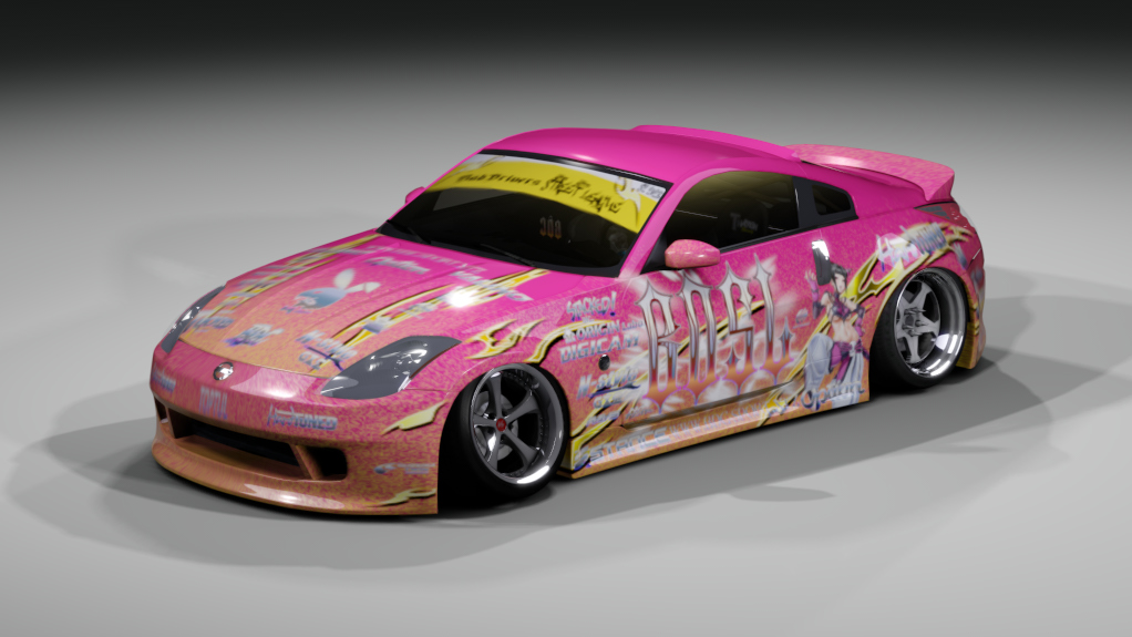 BDC Street v5.0 - 350z, skin BDSL PINK