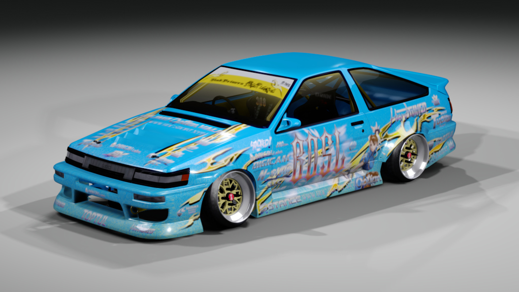 BDC Street v5.0 - AE86, skin BDSL BLUE