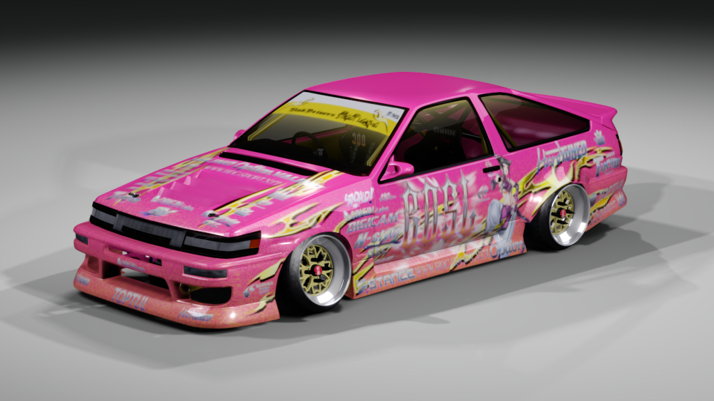 BDC Street v5.0 - AE86, skin BDSL PINK