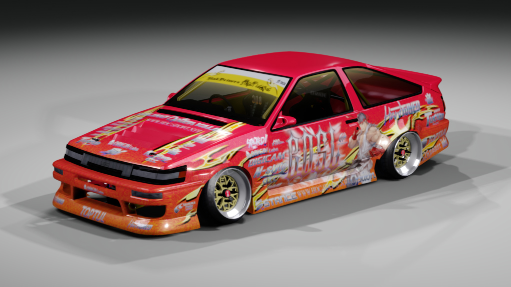 BDC Street v5.0 - AE86, skin BDSL RED