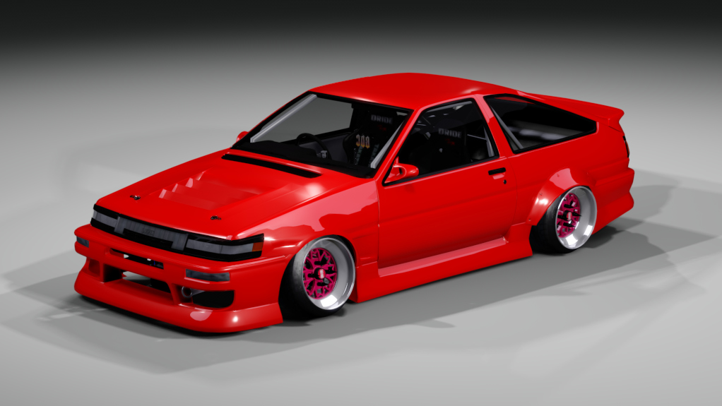 BDC Street v5.0 - AE86, skin Red