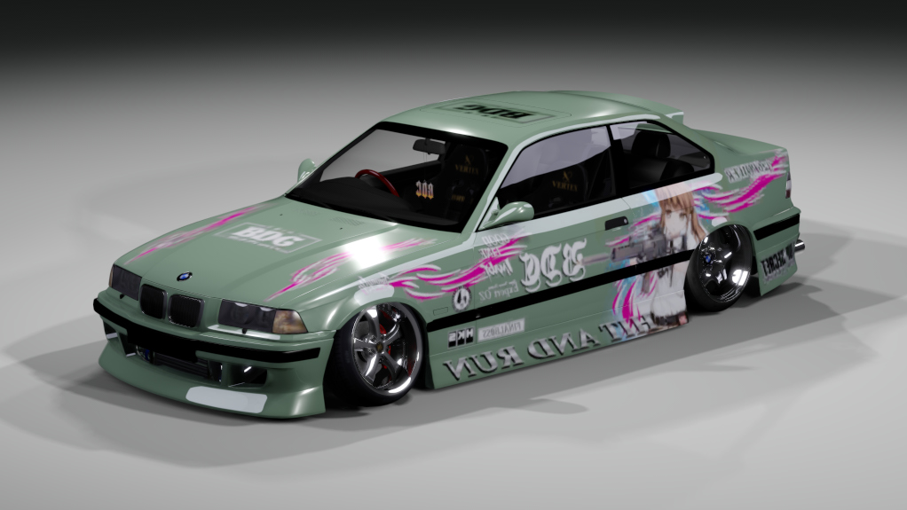 BDC Street v5.0 - E36, skin 1 BDC Street green
