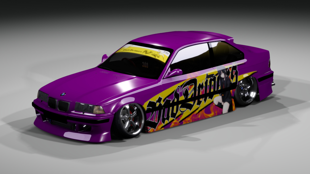 BDC Street v5.0 - E36, skin BDC flames1