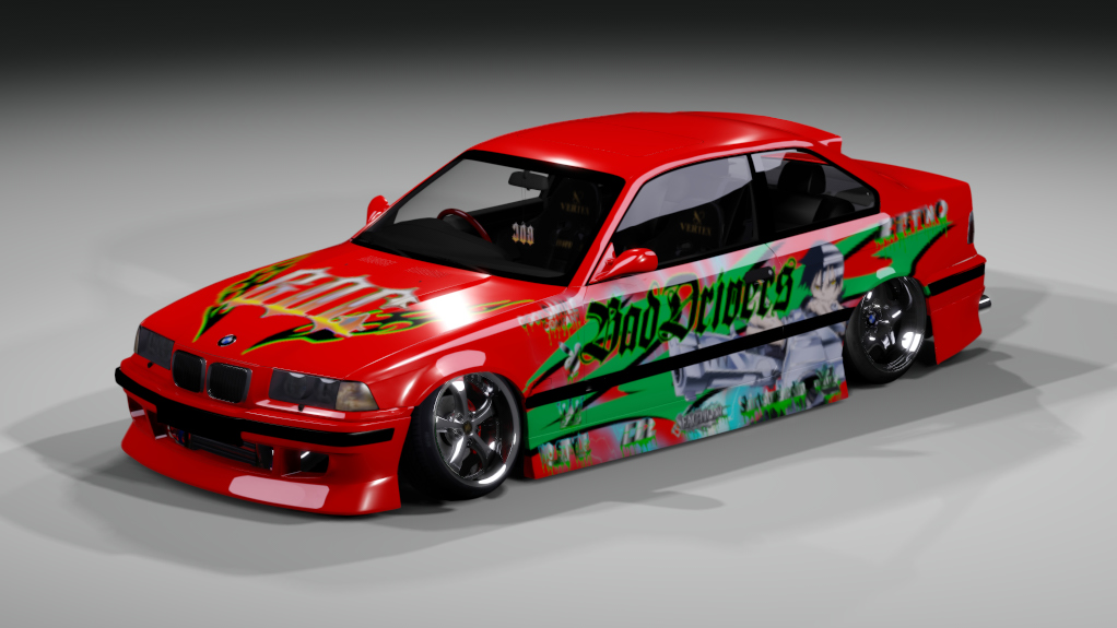 BDC Street v5.0 - E36, skin BDC guns out 2