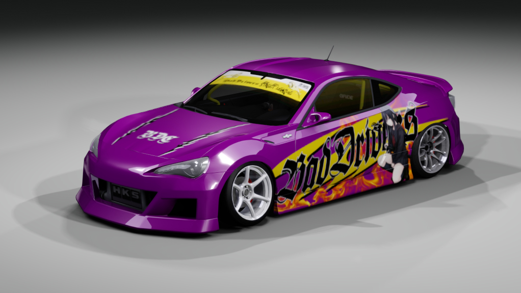 BDC Street v5.0 - GT86, skin bdc flame 1