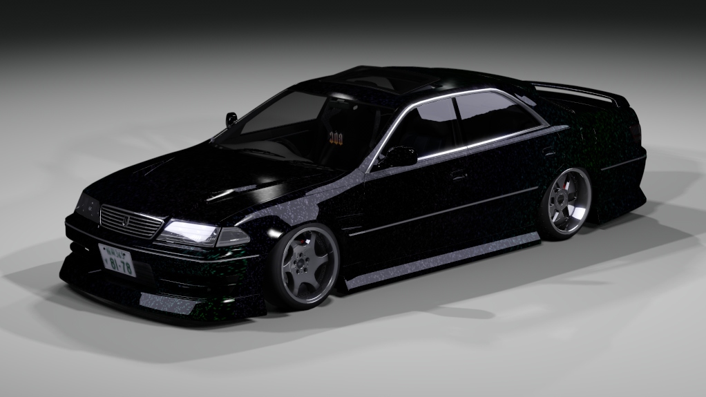 BDC Street v5.0 - JZX100 Mark 2, skin Black Metallic Fade