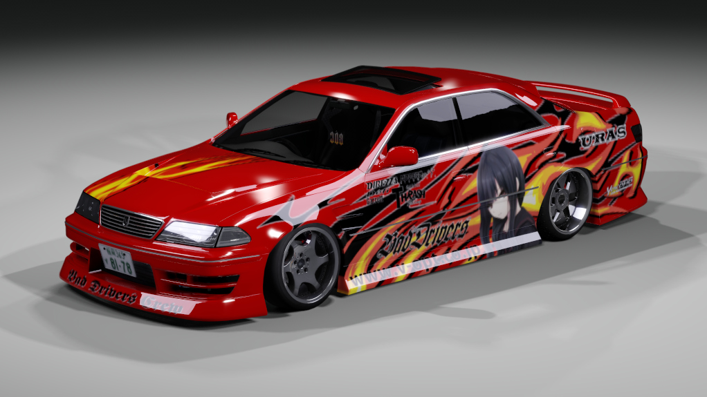 BDC Street v5.0 - JZX100 Mark 2, skin redboi
