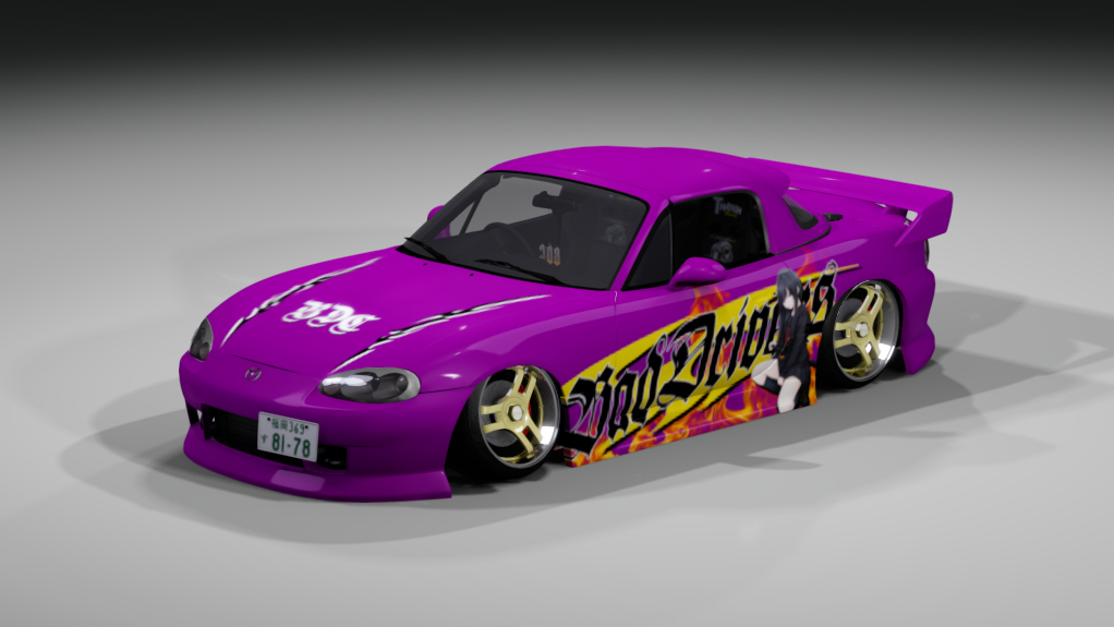 BDC Street v5.0 - MX-5 NB, skin BDC flame 1