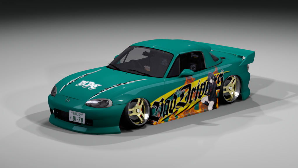BDC Street v5.0 - MX-5 NB, skin BDC flame 2
