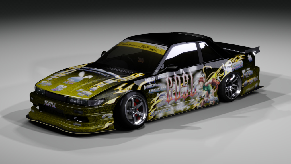 BDC Street v5.0 - S13 Silvia Origin Lab, skin BDSL BLACK