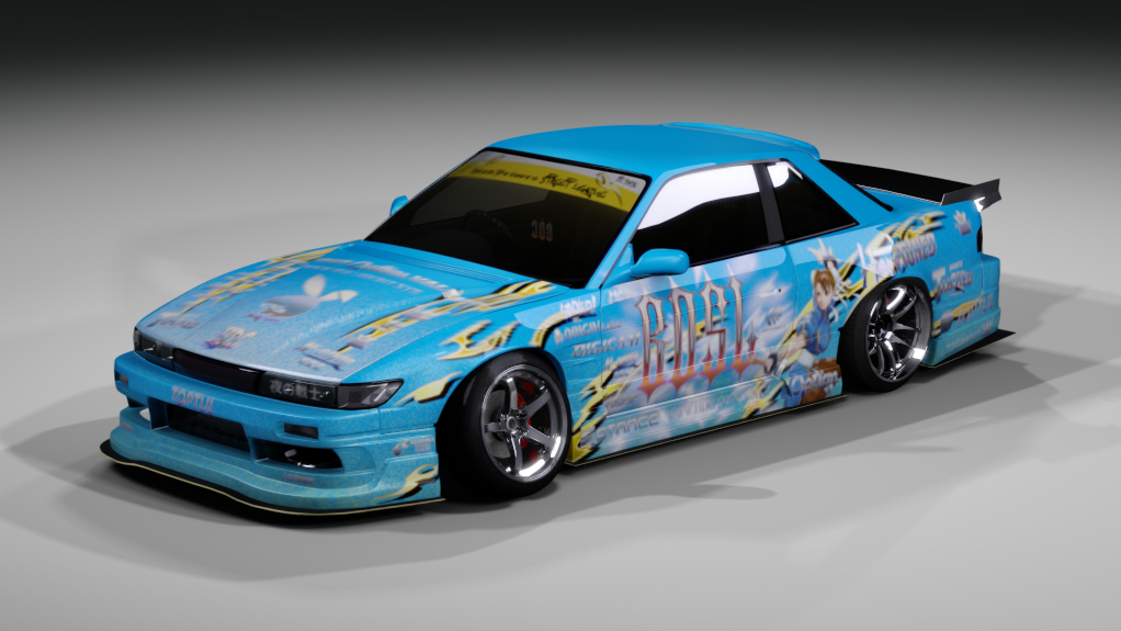 BDC Street v5.0 - S13 Silvia Origin Lab, skin BDSL BLUE