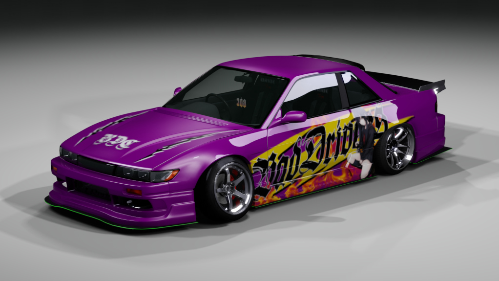 BDC Street v5.0 - S13 Silvia Origin Lab, skin bdc flame 2