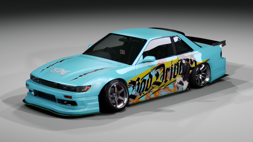 BDC Street v5.0 - S13 Silvia Origin Lab, skin bdc flame 3