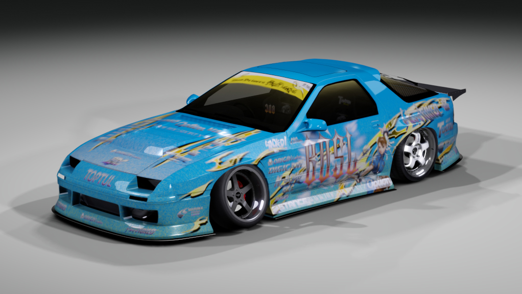 BDC Street v5.0 - RX-7 FC3S, skin BDSL BLUE