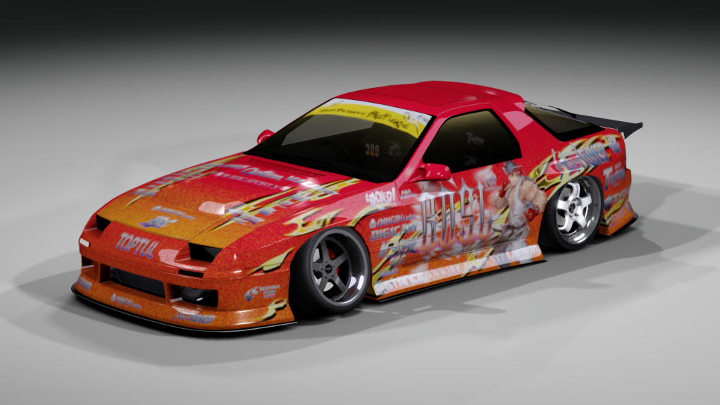 BDC Street v5.0 - RX-7 FC3S, skin BDSL RED