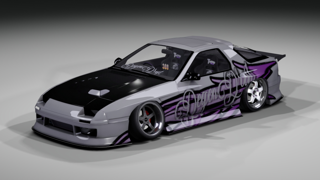 BDC Street v5.0 - RX-7 FC3S, skin DegenDrift Cleanstyle