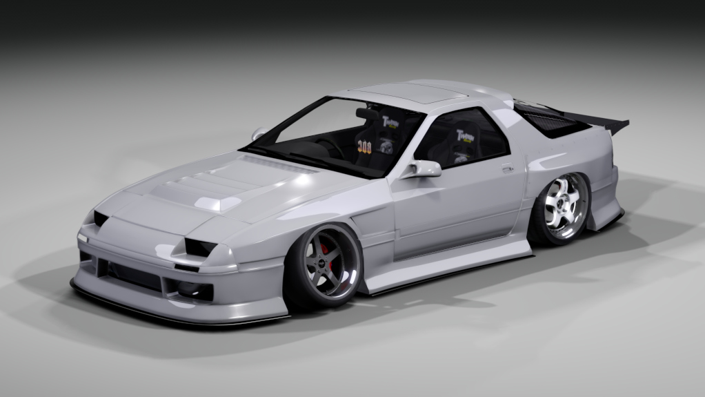 BDC Street v5.0 - RX-7 FC3S, skin dtp_white