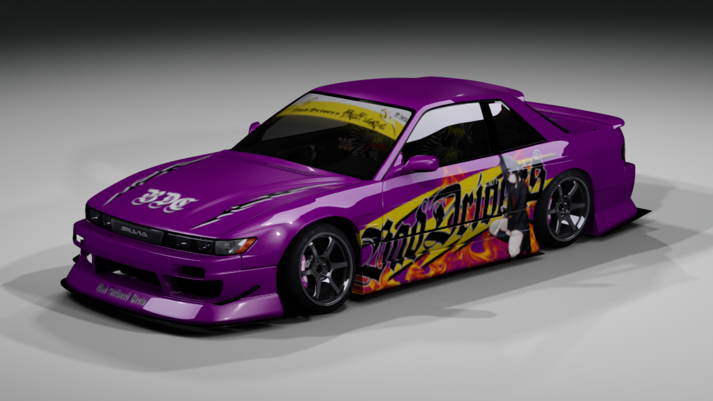 BDC Street v5.0 - S13 Silvia BN Sports, skin BDC flame 1