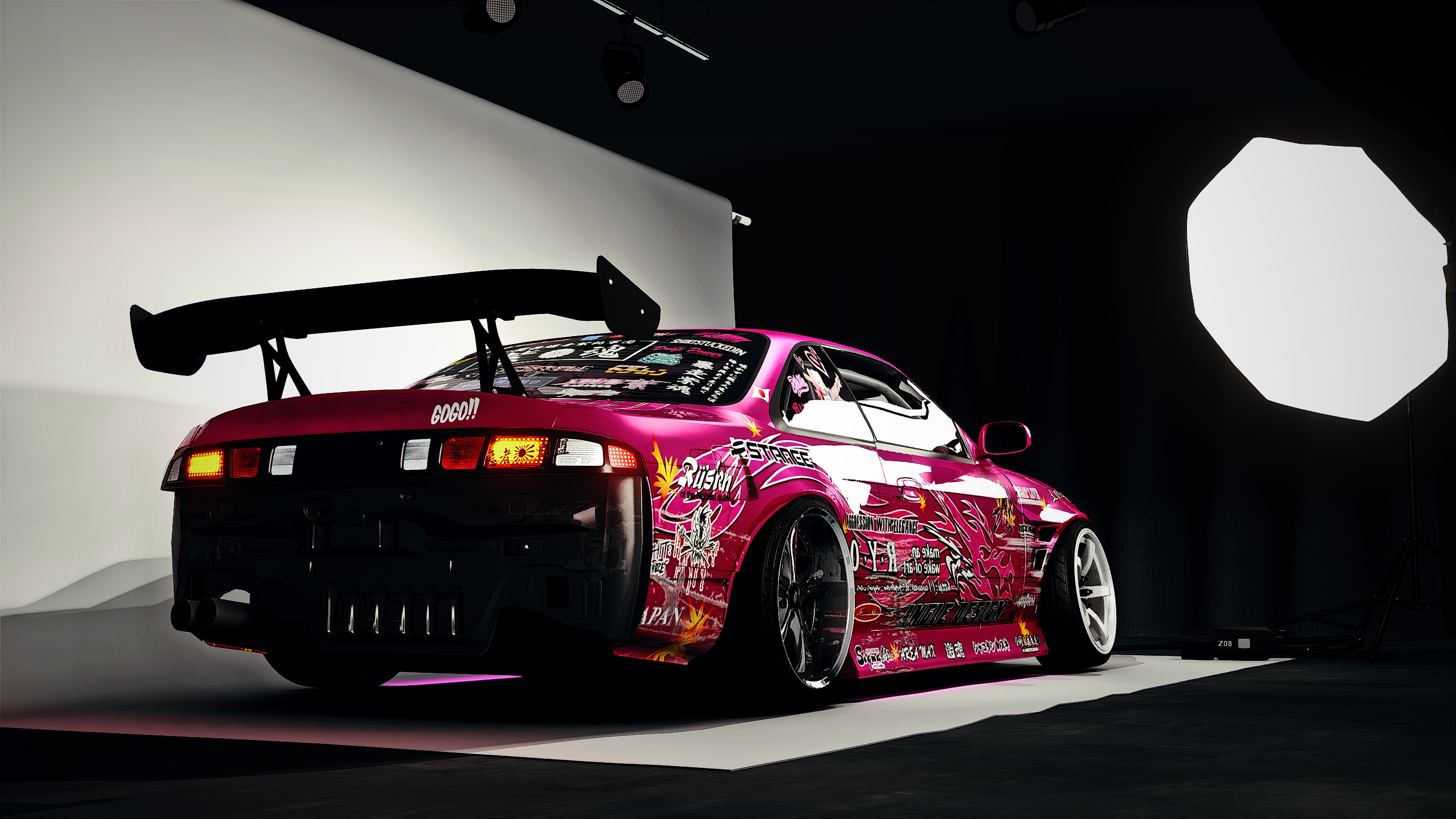 NStyle Nissan Silvia S14.5 Missile, skin Ryo_Japan_Damaged