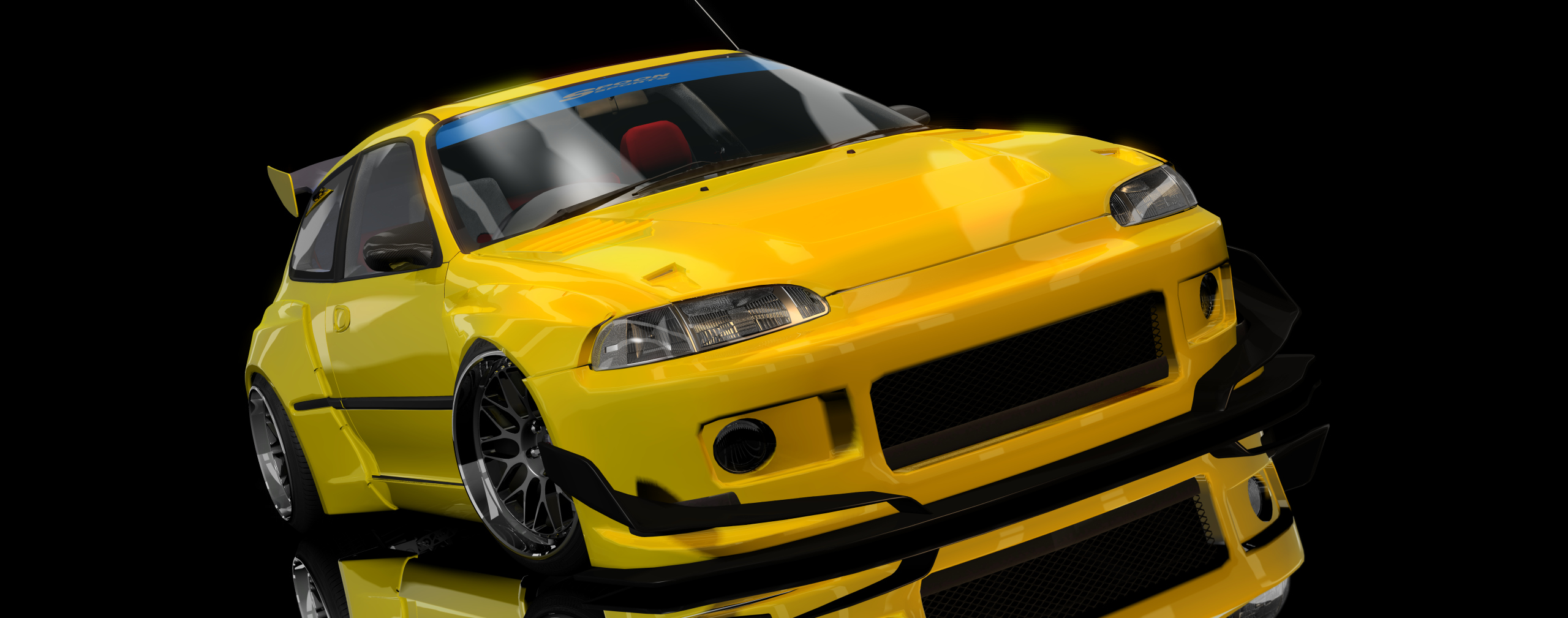 D&O Honda Civic Pandem, skin Mint