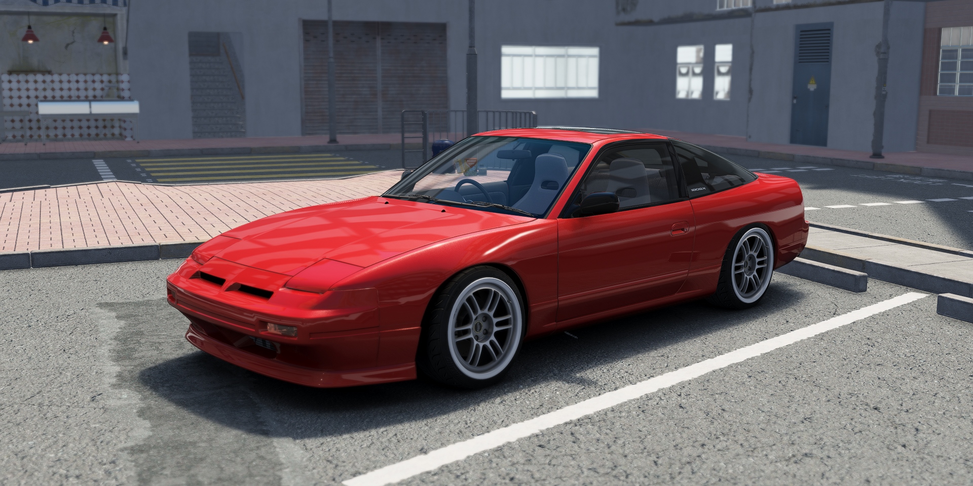 DWG Nissan 180SX, skin Red