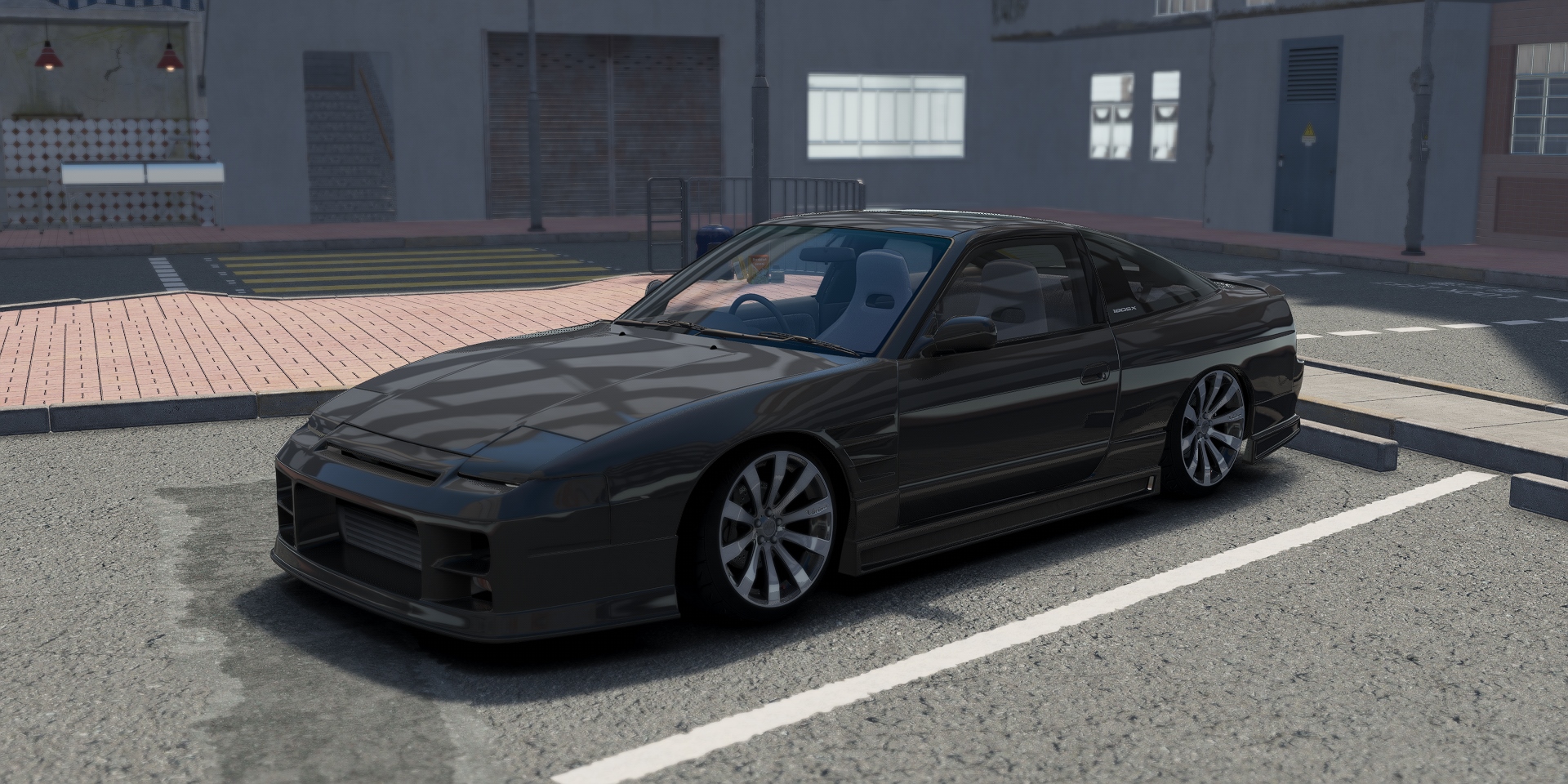DWG Nissan 180SX G-Corp, skin Black_Pearl