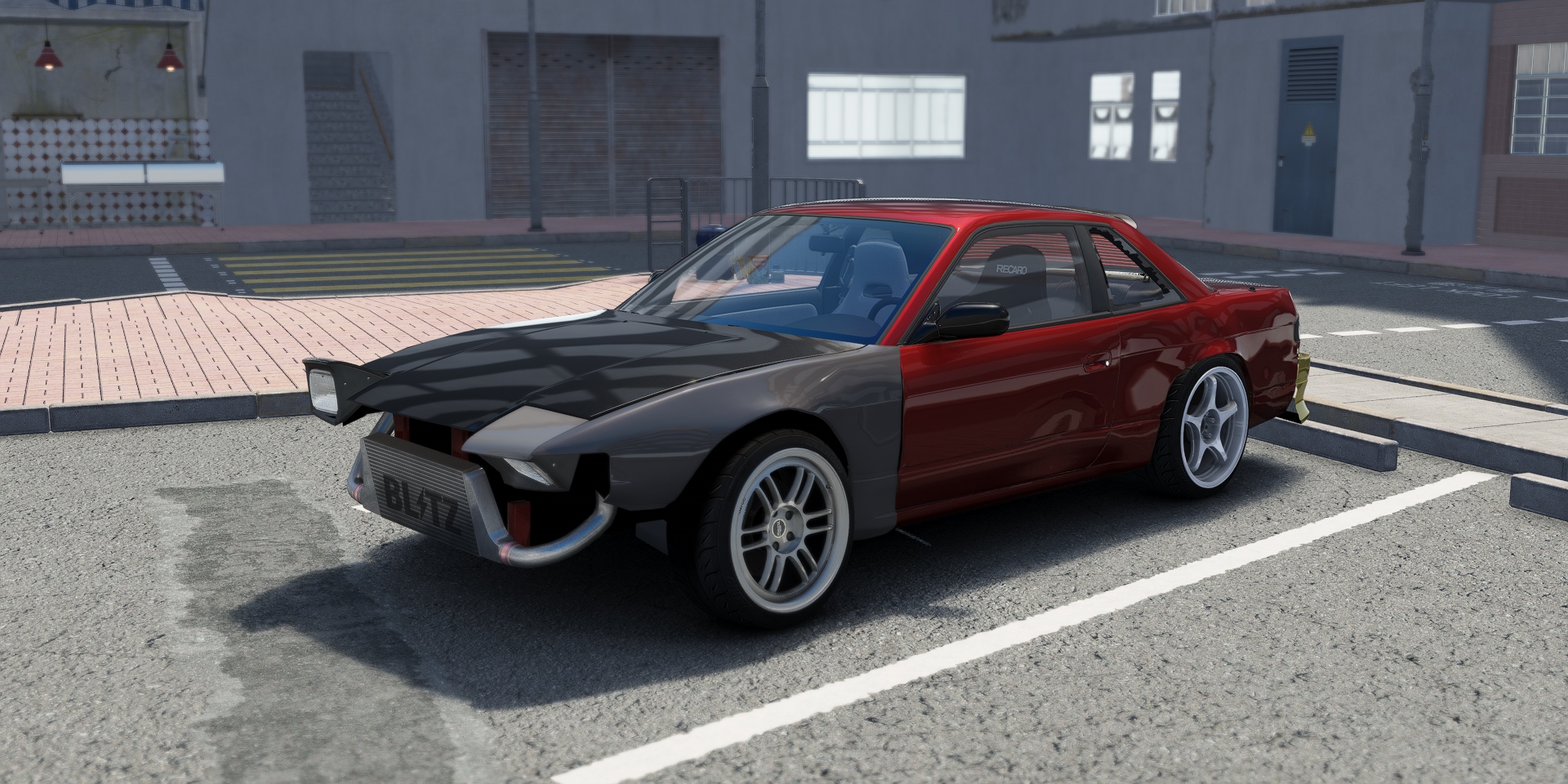 DWG Missile Nissan 240sx Coupe SR20DET, skin Cherry Red