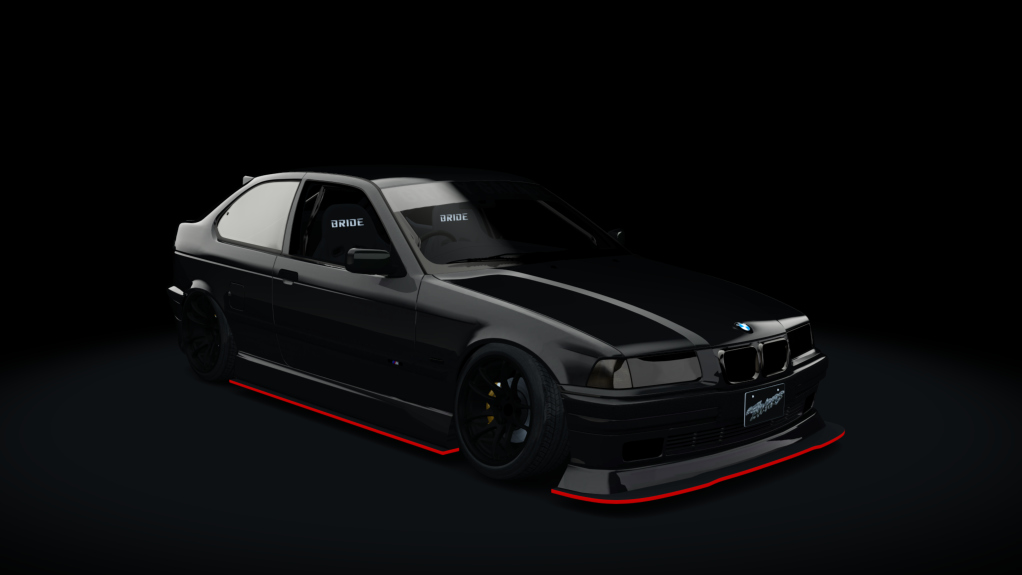 GravyGarage Street e36 Compact, skin black roof rack