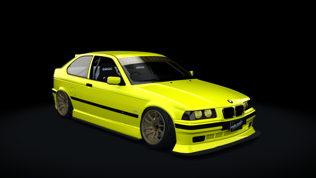 GravyGarage Street e36 Compact, skin yellow
