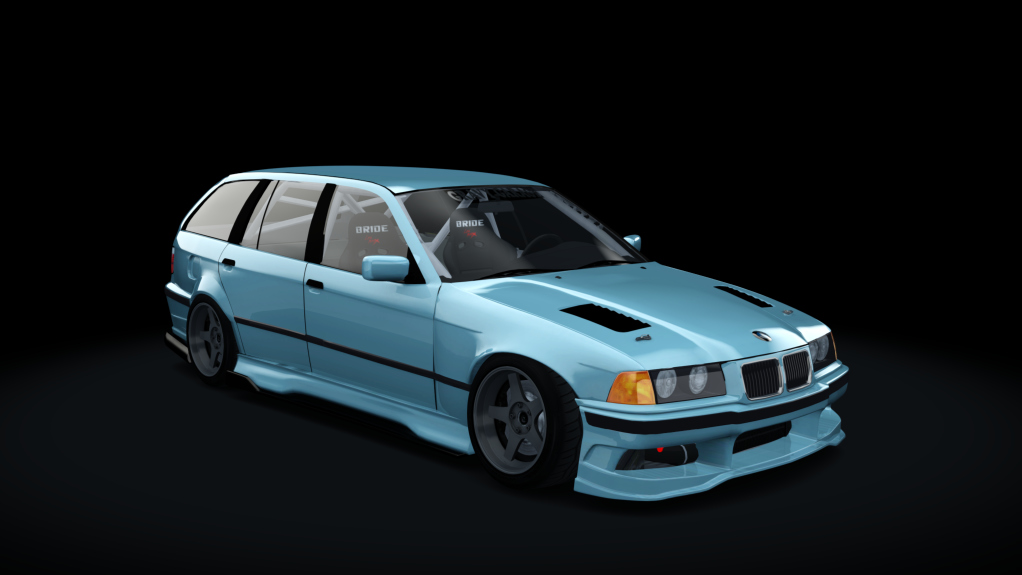 GravyGarage Street E36 Touring Voilent Angle, skin Light Blue