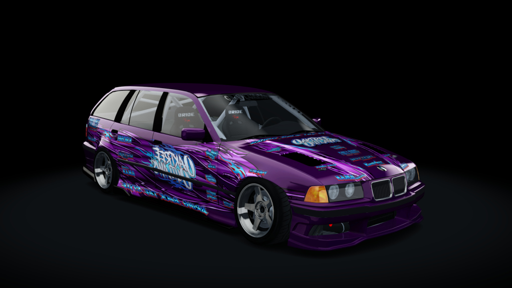 GravyGarage Street E36 Touring Voilent Angle, skin Oaktree