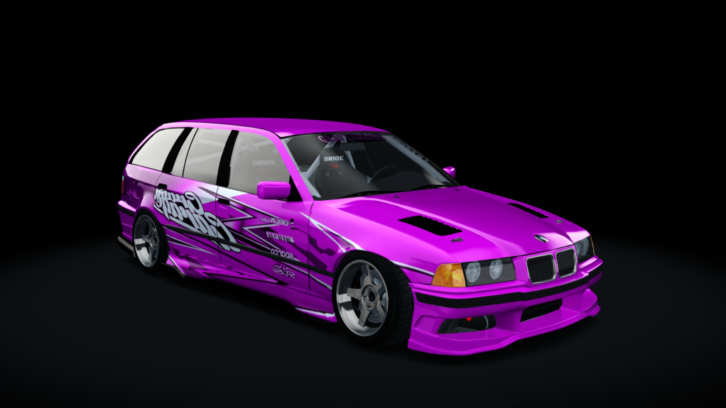 GravyGarage Street E36 Touring Voilent Angle, skin Pink