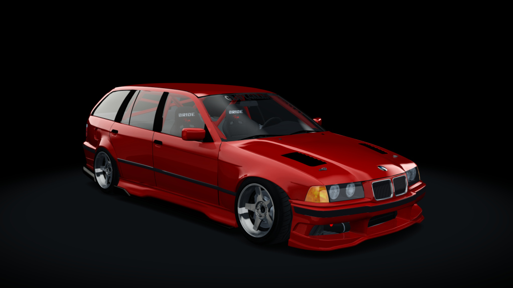 GravyGarage Street E36 Touring Voilent Angle, skin Red